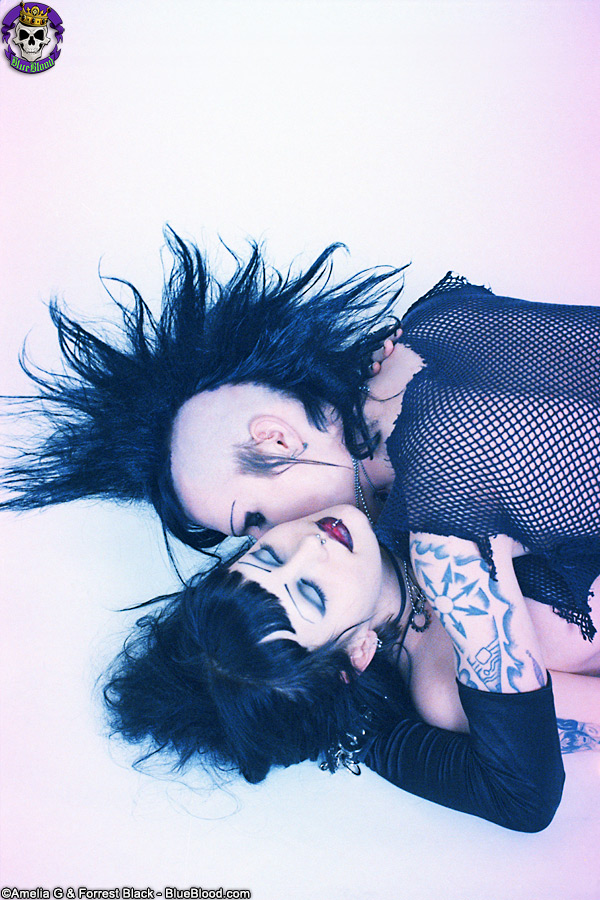 secret sin and tj von shock photographed by forrest black and amelia g for blue blood deathrock 01