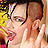 hot punk chick strips spreads and dildo fucks herself