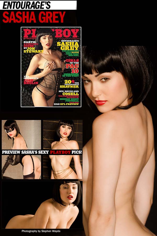 sasha grey october playboy magazine cover