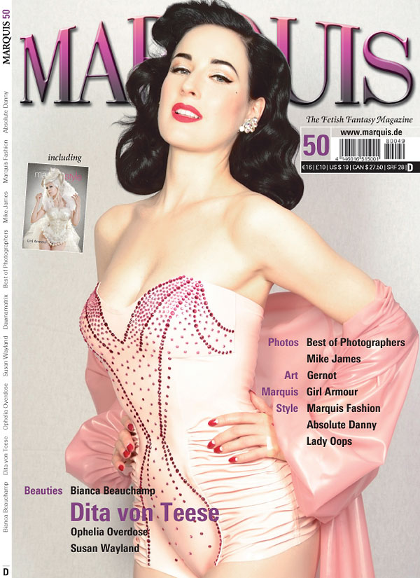 marquis 50 dita von teese magazine cover