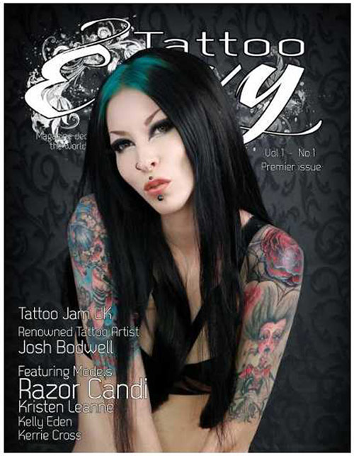 razor candi tattoo envy magazine