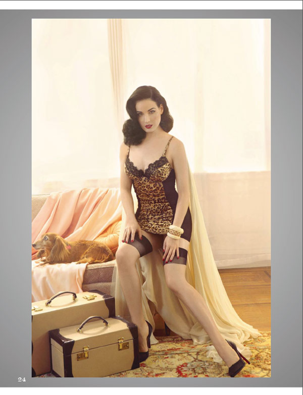 sinical magazine 5 dita von teese