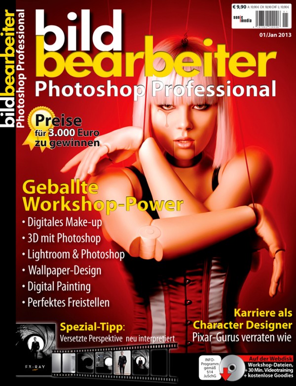 Mosh Bild Bearbeiter Photoshop Professional Magazine Cover