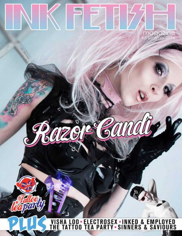 razor candi ink fetish magazine-cover