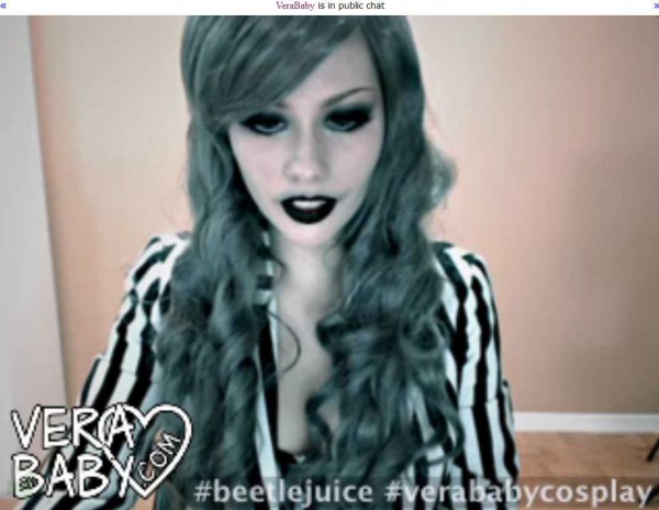 verababy beetlejuice goth girl cosplay