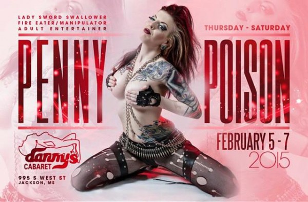 pennypoison perform dannys cabaret