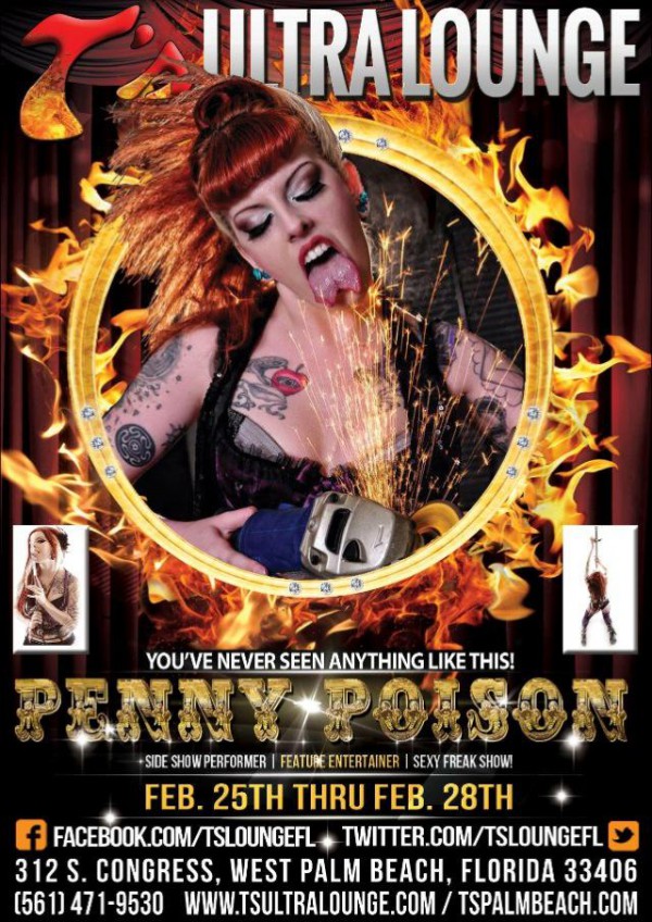Penny Poison at Ts Ultra Lounge