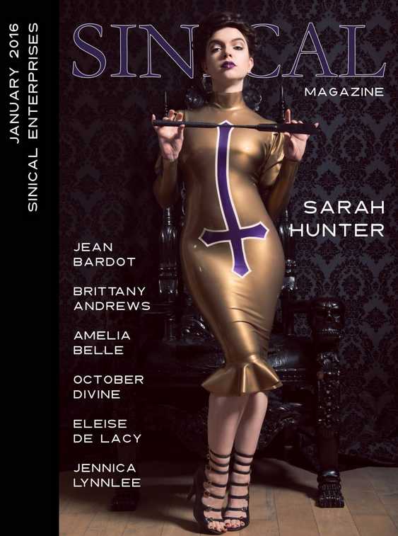 sarah hunter sinical magazine cover domination 2