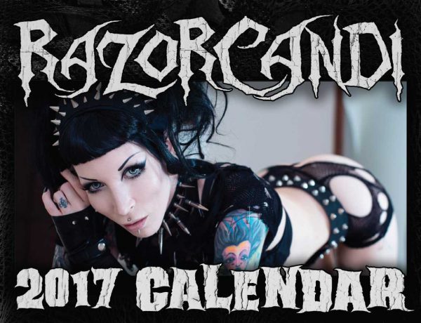 razorcandi 2017 calendar front cover