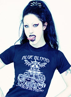 BlueBloods GothicSluts Fetus De Milo Blue Blood t-shirt
