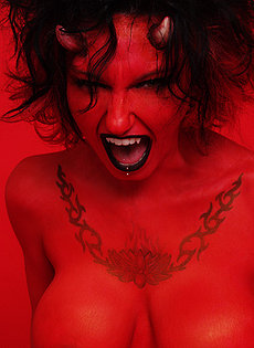 Blue Bloods Barely Evil Punk altporn  Tattooed and pierced big titty Devil girl